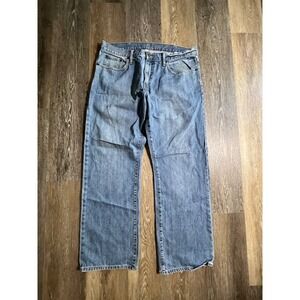 Old Navy Loose Fit Jeans Mens 36x32 Blue Good Medium Wash Baggy Denim Pants